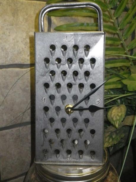 Top 10 Ways To Recycle and Reuse Cheese Graters Cheese Grater Transformed Into a Clock