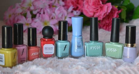 Favorite Summer Pastel Nail Polish Colors Recommendations