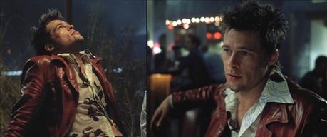 Tyler Durden’s Rust Red Leather Jacket Maybe Tyler Durden just really likes Froot Loops?