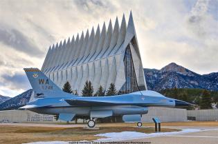 HDR colorado trip, ECO, USAF Academy, F-16 Fighting Falcon,