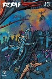Rai #13 Cover - Lee Megacover Variant Rai #13 Cover - Lee Megacover Variant