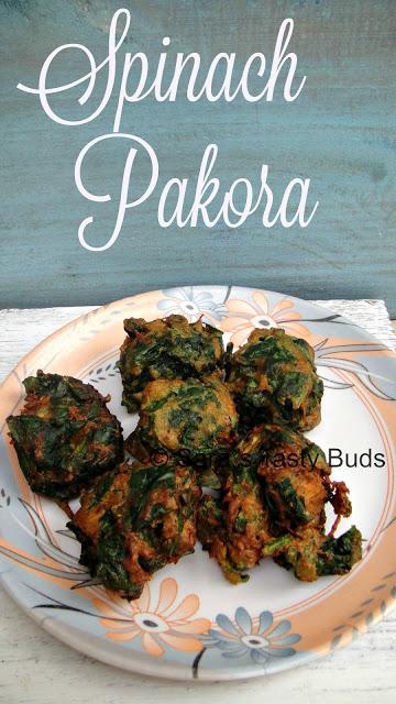 Spinach Pakora  Bangladeshi Style -  শাক পাকোড়া