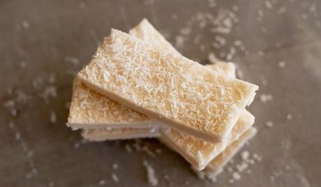 Paleo Dessert Recipes: No Bake Coconut Bars paleo dessert recipes coconut bars featured image