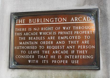#plaque366 Burlington Arcade #plaque366 Burlington Arcade