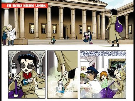 A Cartoon & Comic Book Tour of #London No.32: Wonder Woman A Cartoon & Comic Book Tour of #London No.32: Wonder Woman