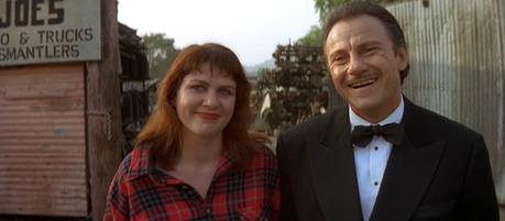 Winston Wolf in Pulp Fiction Hands down, Mr. Wolf is the sharpest-dressed guy in that junkyard.
