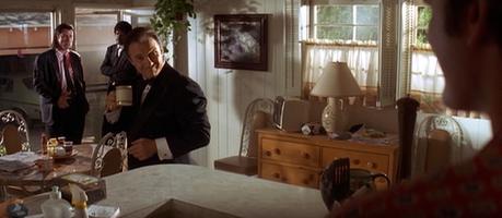 Winston Wolf in Pulp Fiction The Wolf offers his compliments to Jimmie Dimmick for his excellent coffee.