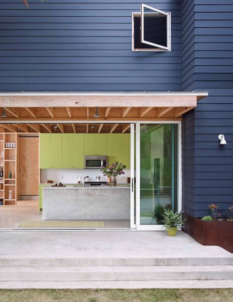 Inexpensive Materials Pay Off Big Industrial kitchen built on a budget.