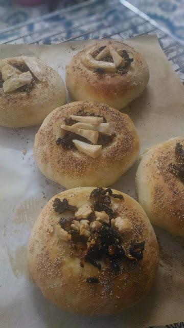 Bialy-Dish shaped Onion Filled Rolls , The Magic of  Baking Bread