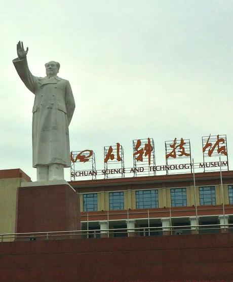 Pandas in Chengdu? Don’t Mind if I Do! Mao Zedong Statue Chengdu