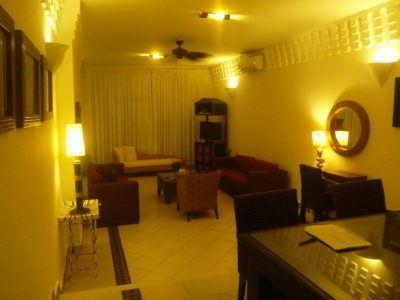 My Five Star Paradise: Living It Up at the Coco Ocean Resort and Spa, The Gambia My lounge and dining area