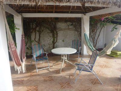 Staying at the Banana Lodge Apartments in Brufut Village, The Gambia Hammocks at Banana Lodge Apartments