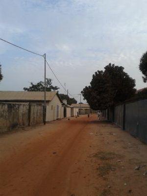 Staying at the Banana Lodge Apartments in Brufut Village, The Gambia Local streets near Banana Lodge Apartments