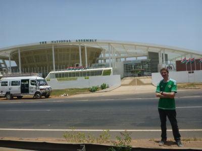 Staying at the Banana Lodge Apartments in Brufut Village, The Gambia Touring the sights of Banjul, the capital city