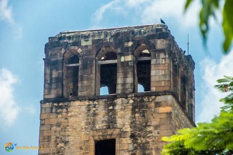 Panama Viejo: Attacked and Sacked Top of the tower at Panama Viejo
