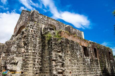 Panama Viejo: Attacked and Sacked Side of a church at Panama Viejo
