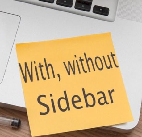 With, without Sidebar