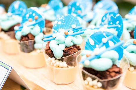 Azure Blue Engagement Party by Perfectly Sweet Lollie Buffet