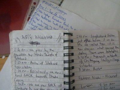 #MSMLostLuggage Challenge with Money Supermarket: Top 5 Problems I Had Hand writing my travel stories