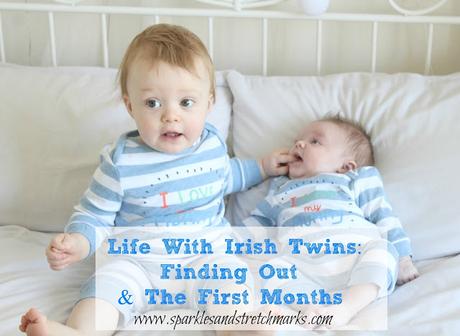 Life With Irish Twins: Finding Out & The First Weeks