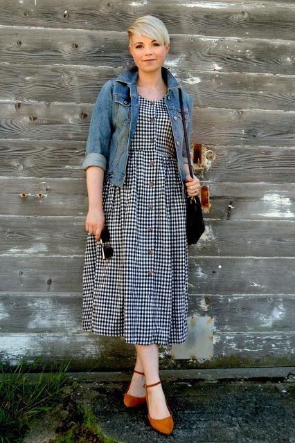 Look of the Day: Linen Gingham Babydoll Dress