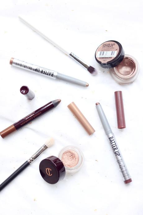 Cream Eye Shadow - Charlotte Tilbury Eyes to Mesmerise and Colour Chameleon, theBalm Batter Up Sticks and Maybelline Colour Tattoo Cream Eye Shadow - Charlotte Tilbury Eyes to Mesmerise and Colour Chameleon, theBalm Batter Up Sticks and Maybelline Colour Tattoo