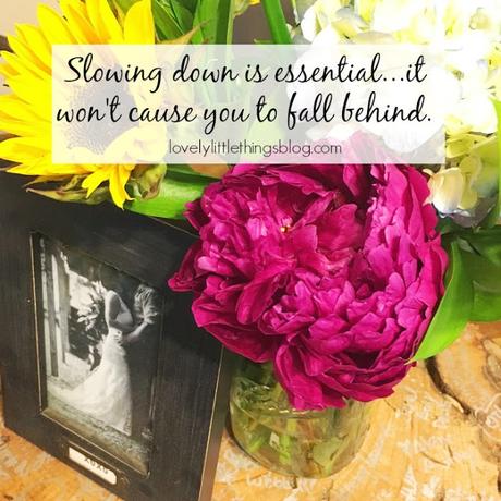 My Fear of Slowing Down My Fear of Slowing Down