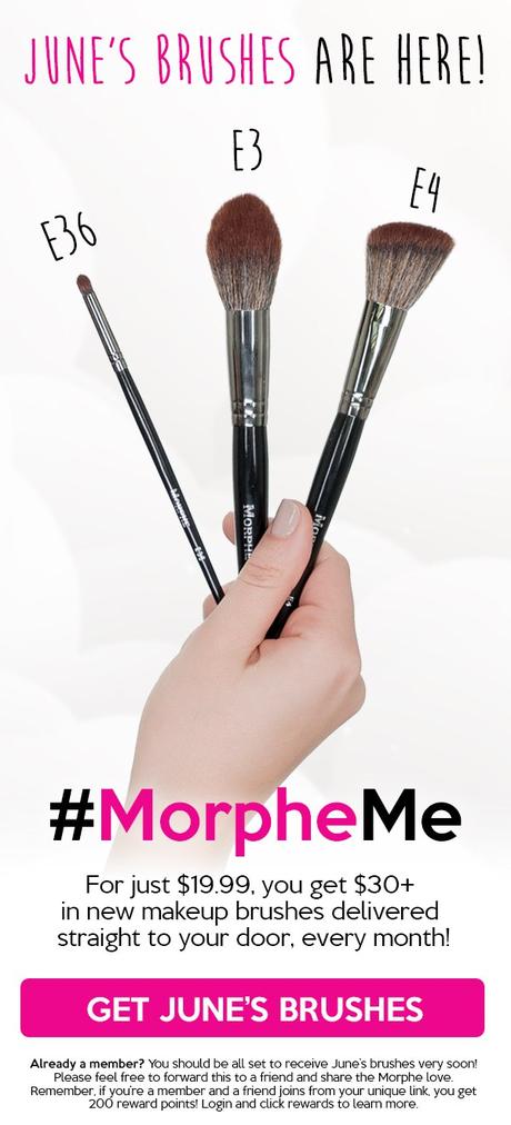 SPOILER ALERT!! (JUNE 2016 MORPHE ME SPOILERS!!) Get June's Brushes now when you join #MorpheMe!