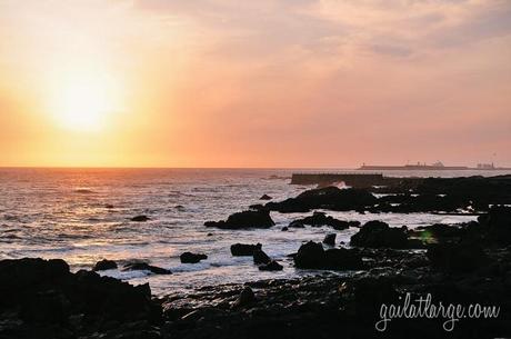Sunset At Praia da Luz, Porto Praia da Luz, Foz do Douro (Porto, Portugal)