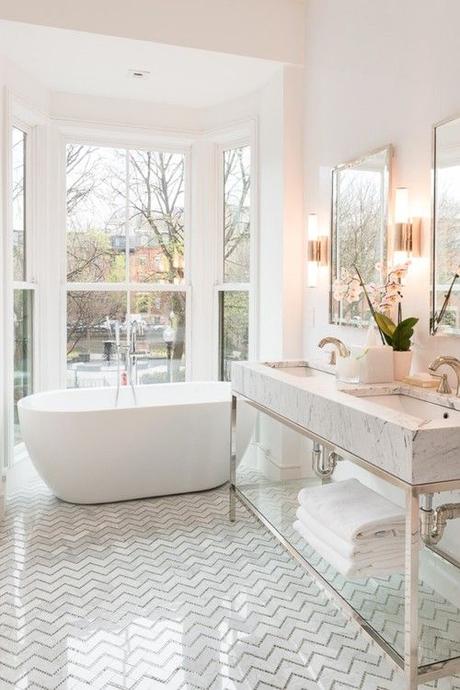 Beautiful bathroom's with tubs! 1 Hanson St. residence, Boston. PEG Properties & Design. EMBARC Architecture + Design Studios. Kennedy Design Build. Benjamin Gebo photo.: