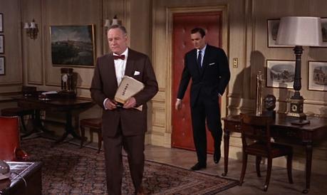 From Russia With Love – Bond’s Dark Navy Office Suit Bond follows M into his inner office.