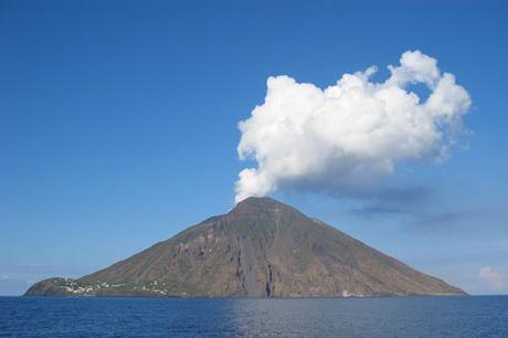 Volcanoes in Italy, all located in the south of the country.