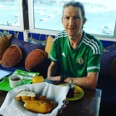 World Borders: My Crazy Adventure from Dakar in Senegal to Serrekunda, The Gambia Breakfast at Maison Abaka Dakar Senegal before the journey to the Gambia