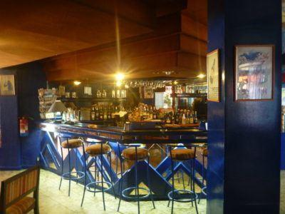 World Borders: My Crazy Adventure from Dakar in Senegal to Serrekunda, The Gambia The bar in Hotel Faidherbe