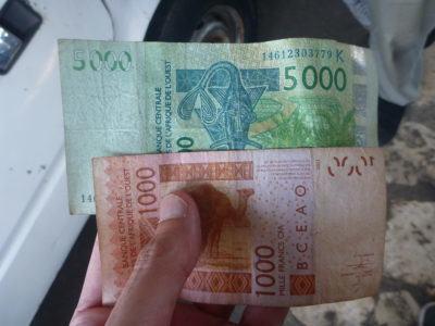 World Borders: My Crazy Adventure from Dakar in Senegal to Serrekunda, The Gambia 6,000 West African Francs for the ride