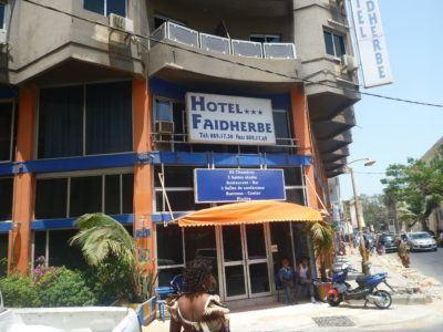 World Borders: My Crazy Adventure from Dakar in Senegal to Serrekunda, The Gambia Hotel Faidherbe, Dakar, Senegal