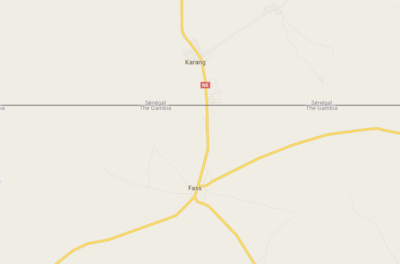 World Borders: My Crazy Adventure from Dakar in Senegal to Serrekunda, The Gambia Senegal Gambia border Karang to Fass