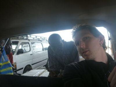 World Borders: My Crazy Adventure from Dakar in Senegal to Serrekunda, The Gambia Waiting at the sept-place section in Dakar