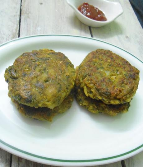 Hara Bhara Kabab | Spinach & Peas Patties