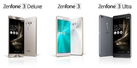 ASUS ZenFone 3, ZenFone 3 Deluxe & ZenFone 3 Ultra Specifications