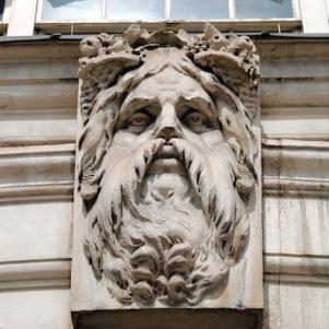 Epic Beard Gargoyle - Close Up - Somerset House