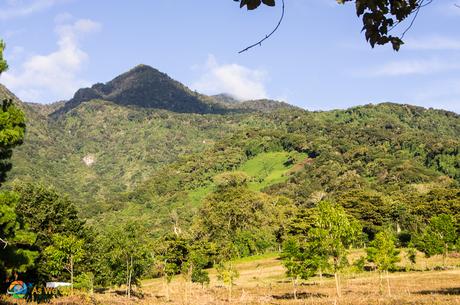View of the mountains near Boquete