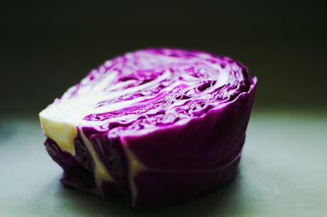 Fermented Vegetables + Natural Probiotics Fermenting Red Cabbage (Vegan) (Raw)