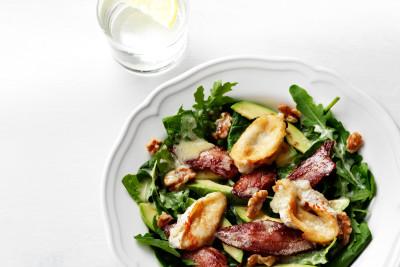 Avocado, Bacon and Goat-Cheese Salad