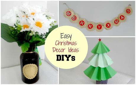 DIY Christmas Home Decor Ideas, X Mas Tree, Flower Vase, Wall Art