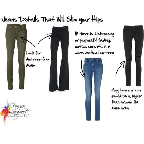 jeans details that will slim your hips