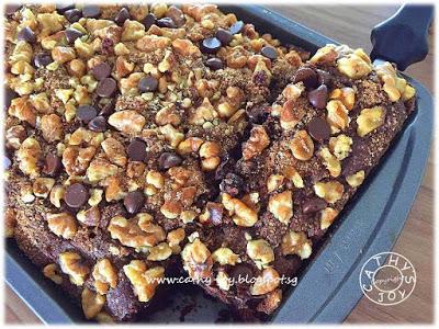 Chocolate Walnut Coffee Cake