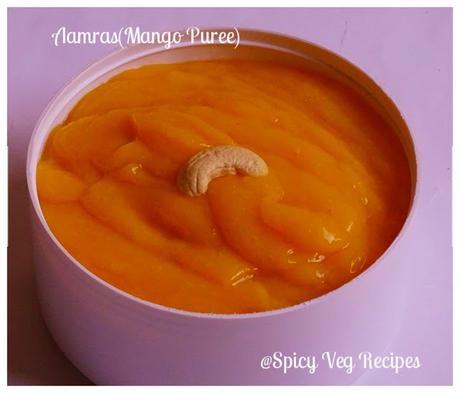 Aamras(Mango Puree) Recipe Aamras(Mango Puree) Recipe