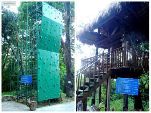Wall Climbing and Zip Lines in Mambukal Mountain Resort