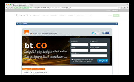 BitTorrent Acquires The Domain BT.co: Had a BIN Price of $75,000 Screen Shot 2016-06-10 at 9.26.33 AM